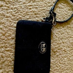 Coach wristlet- black C